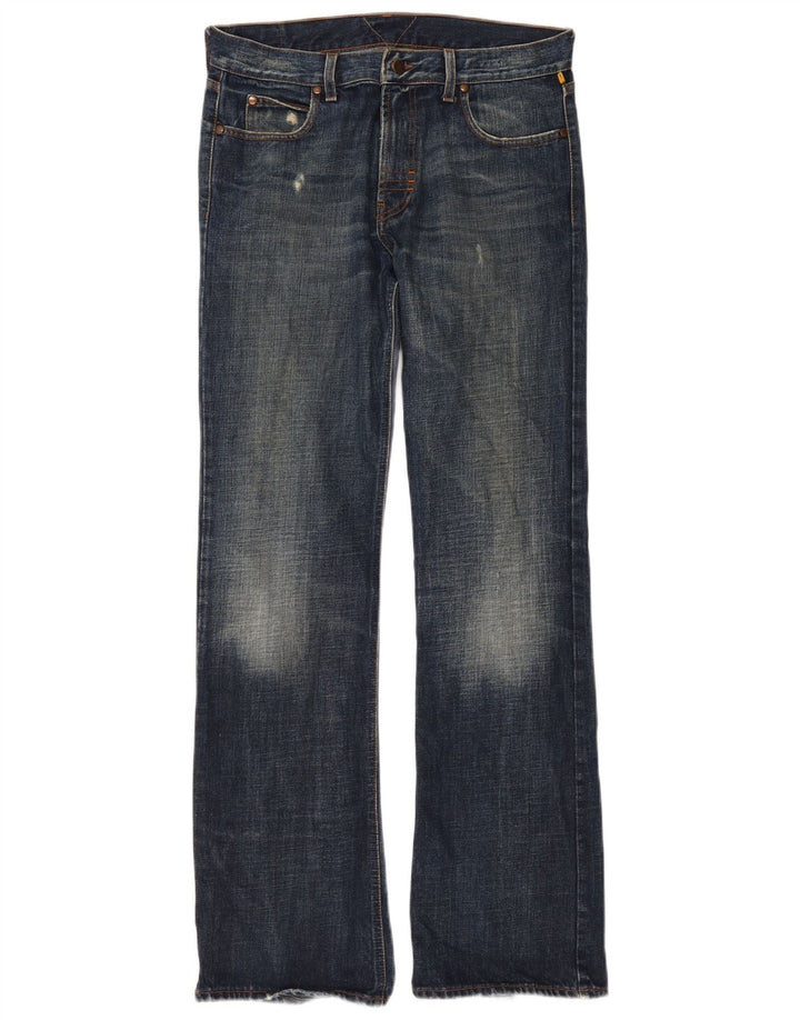 Meltin' Pot Herren Bootcut Jeans W34 L34 Blaue Baumwolle