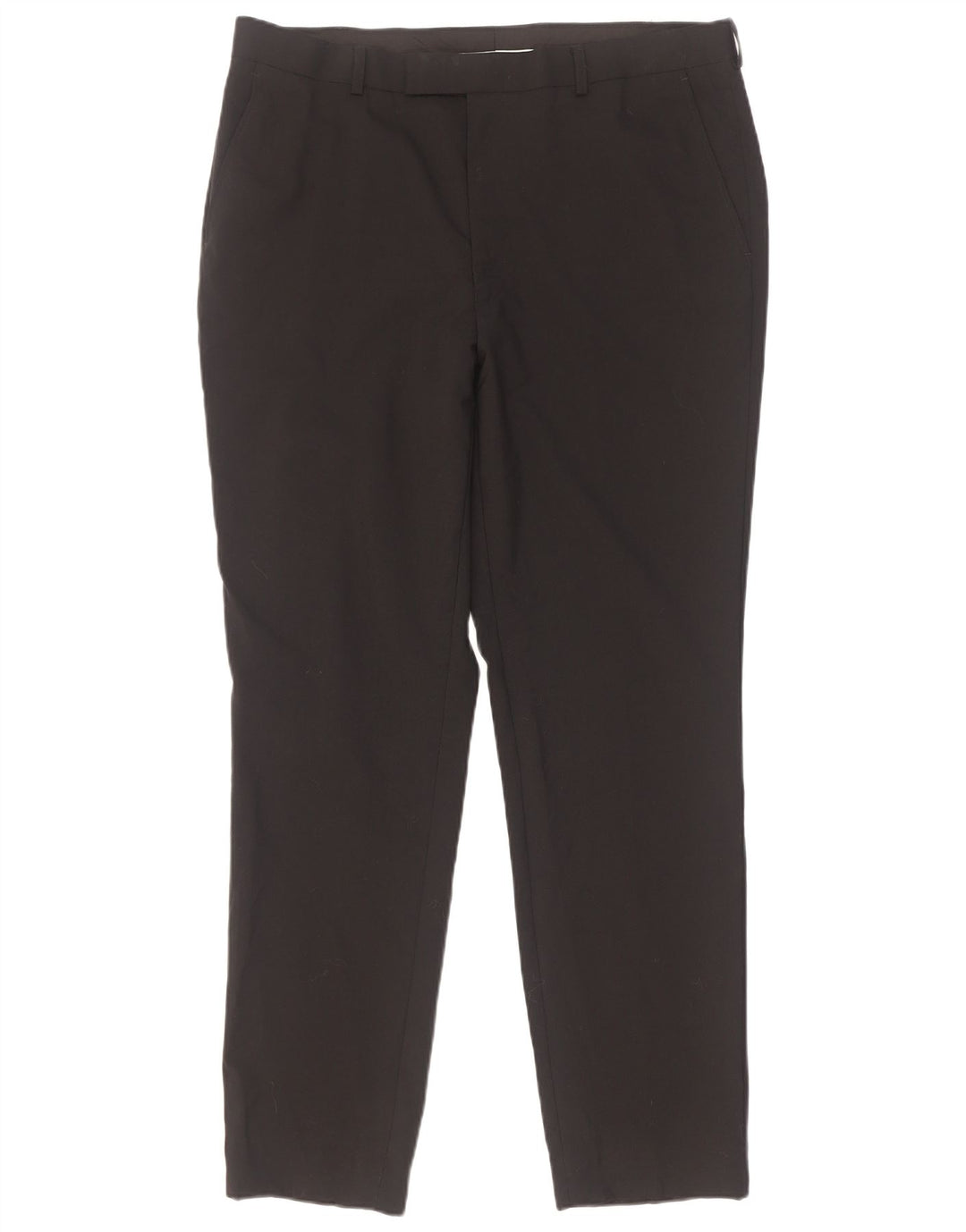 French Connection Herren-Anzughose in schmaler Passform, W36, L31, schwarzes Polyester