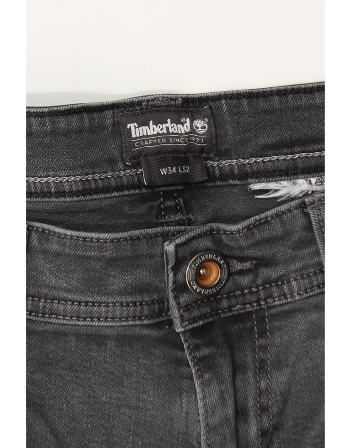 Timberland Herren Slim Jeans W34 L30 Schwarz