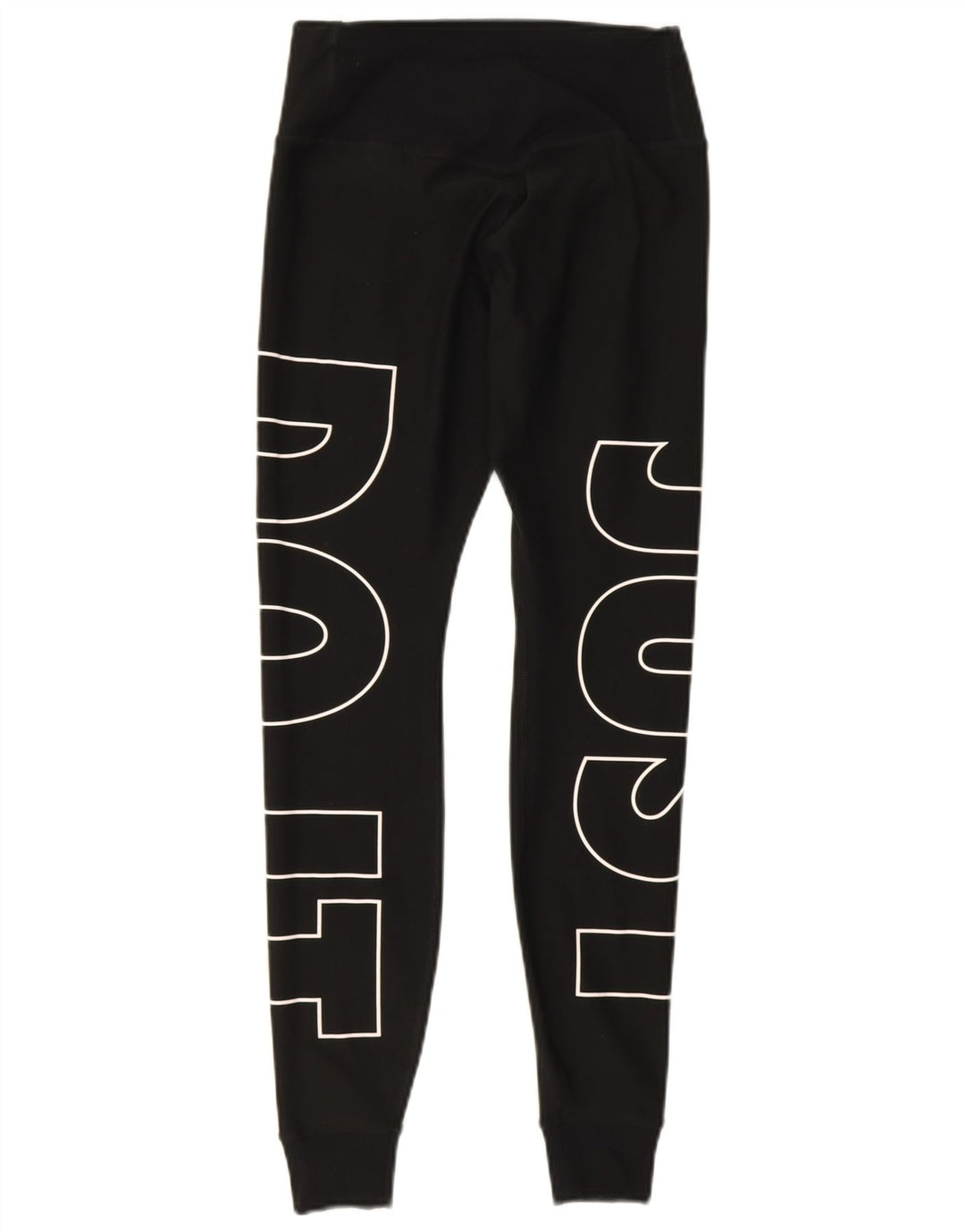 Nike Damen Dri Fit Graphic Leggings UK 6 XS Schwarz Polyester