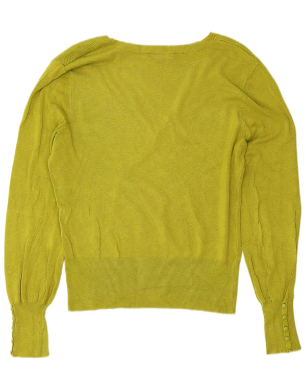 Debenhams Damen-Pullover mit V-Ausschnitt, Gr. 14, Mittelgrün