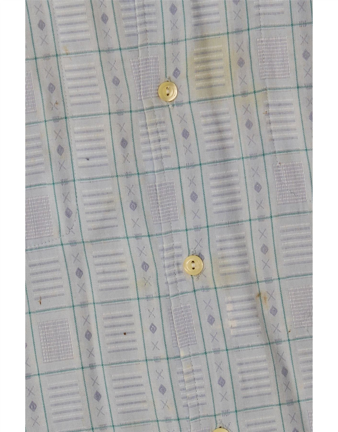 Wampum Herren Karohemd Small Blue Fair Isle