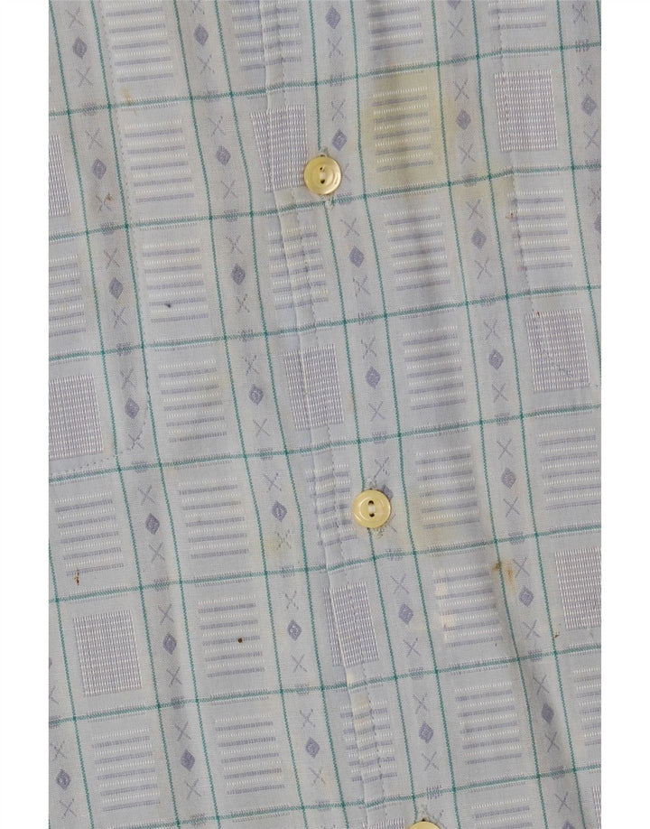 Wampum Herren Karohemd Small Blue Fair Isle