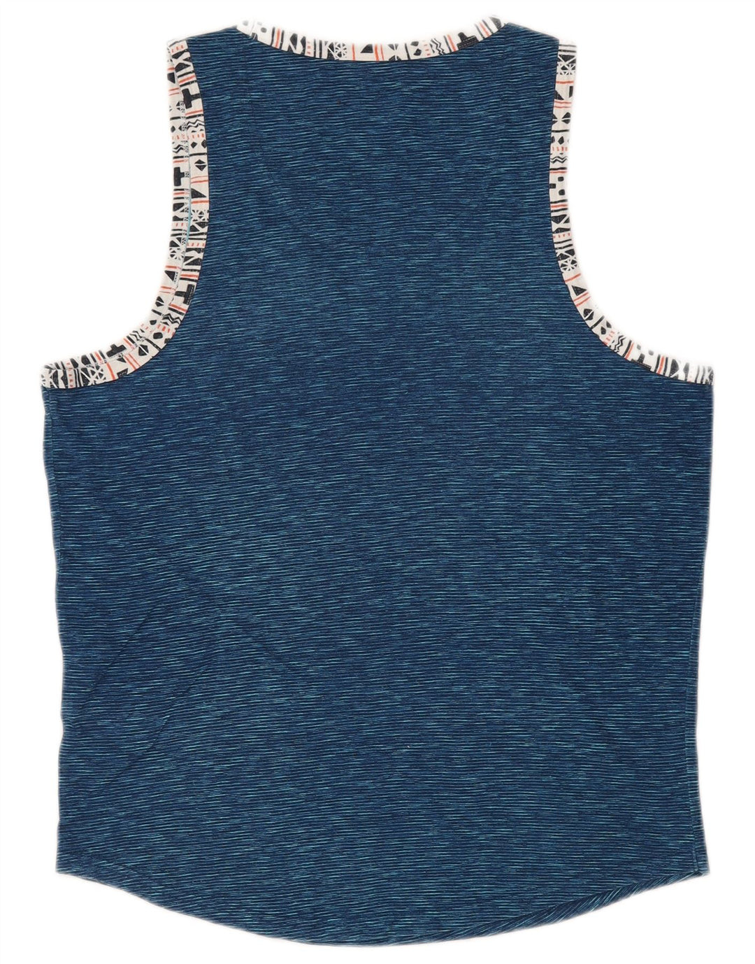 HOLLISTER Herren-Weste, Oberteil, klein, blaue Nadelstreifen-Baumwolle