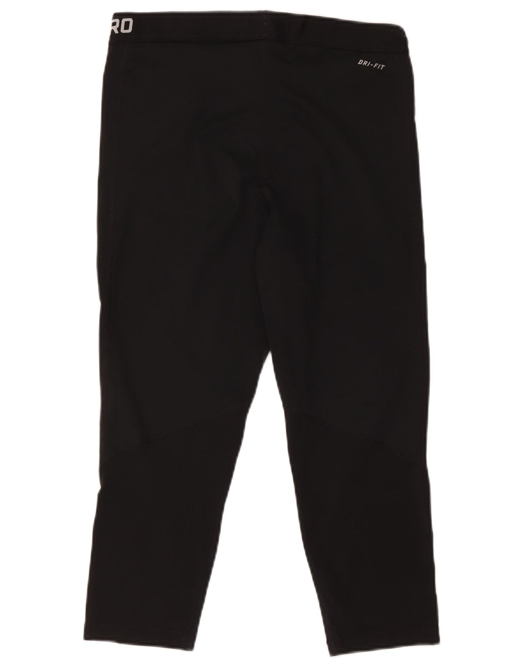 Nike Womens Dri Fit Graphic Capri Leggings UK 18 XL Schwarz Polyester