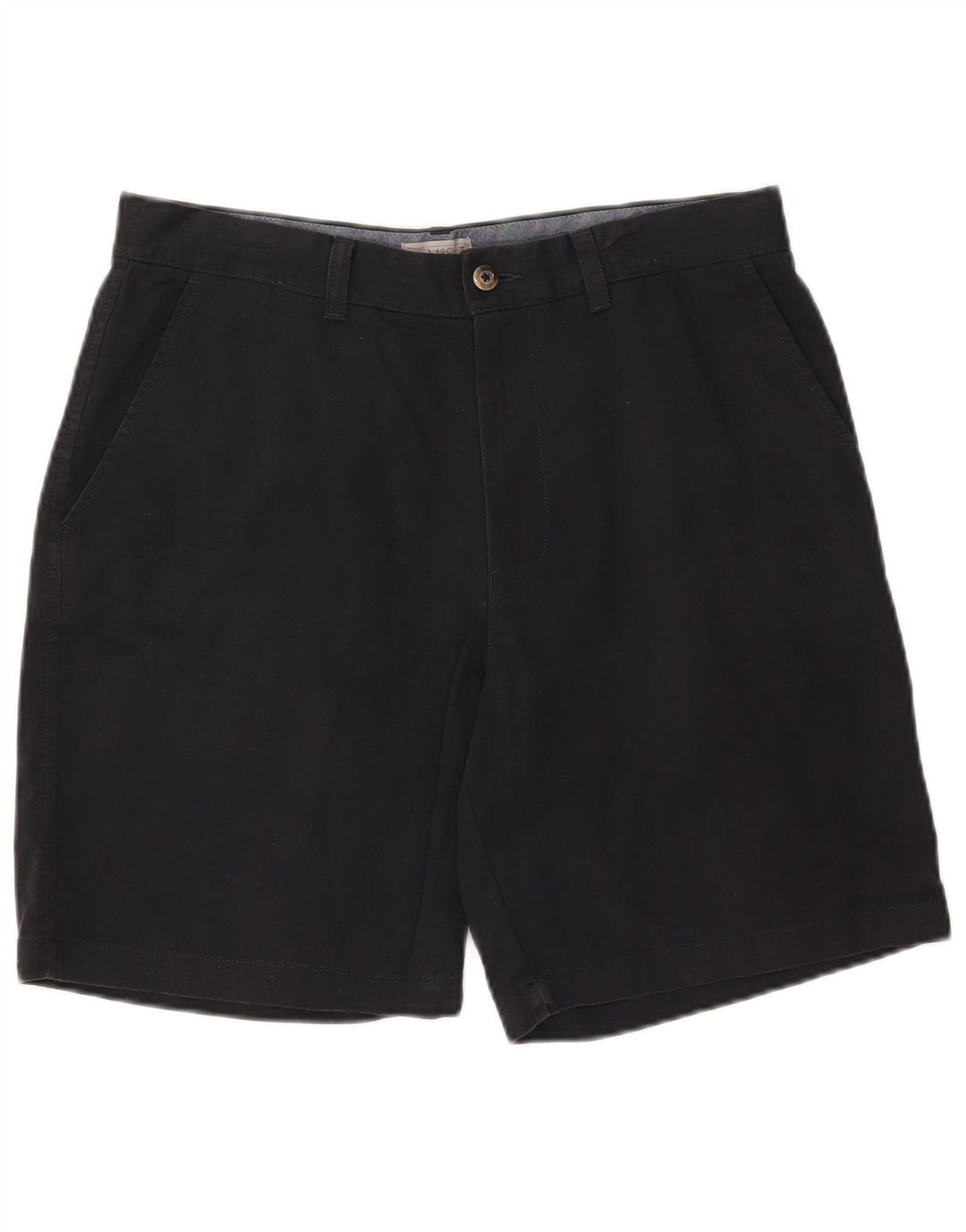 Marks & Spencer Herren-Chinoshorts W36, Größe L, Marineblau, Baumwolle
