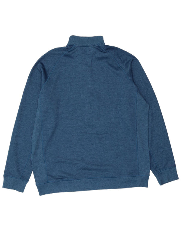 Under Armour Herren-Sweatshirt mit Reißverschluss, XL, Blau