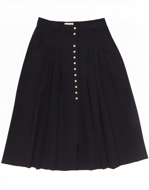 Gerard Darel Damen Messerfaltenrock EU 40 Medium W28 Schwarz