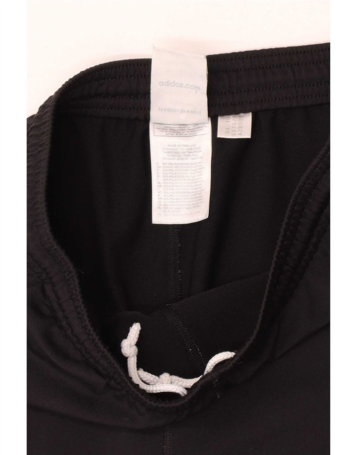 Adidas Damen Sportshorts UK 12 Medium Schwarz Polyester