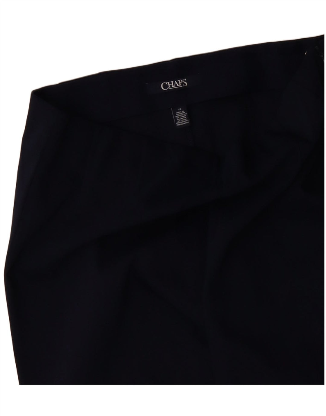 CHAPS Gerade Freizeithose für Damen, US 10, Größe L, W32, L31, Marineblau