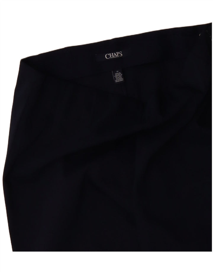 CHAPS Gerade Freizeithose für Damen, US 10, Größe L, W32, L31, Marineblau