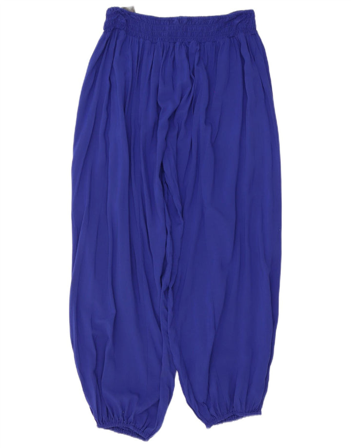 Marks & Spencer Damen-Haremshose, groß, W32, L26, blaue Viskose