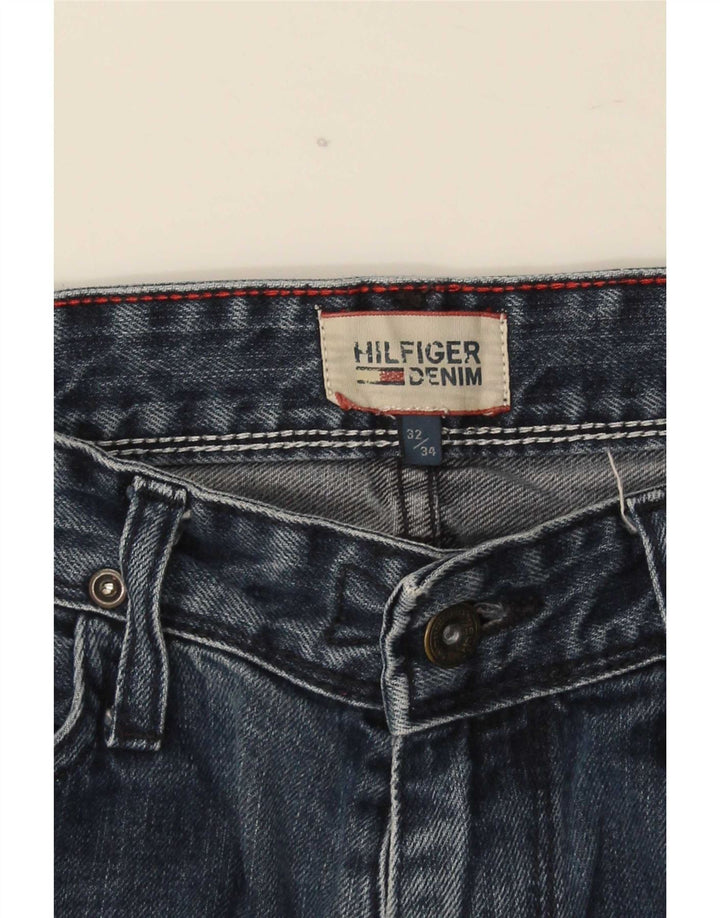 Tommy Hilfiger Damen Slim Jeans W32 L34 Marineblau Baumwolle