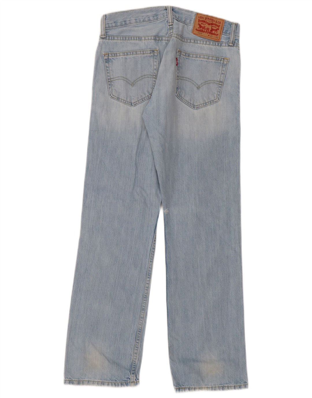 Levi's Herren 514 Straight Jeans W30 L30 Blaue Baumwolle