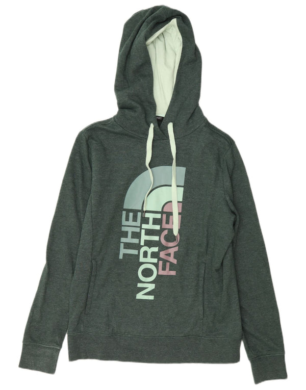 The North Face Damen-Kapuzenpullover mit Grafik, UK 14, mittelgrün, Baumwolle