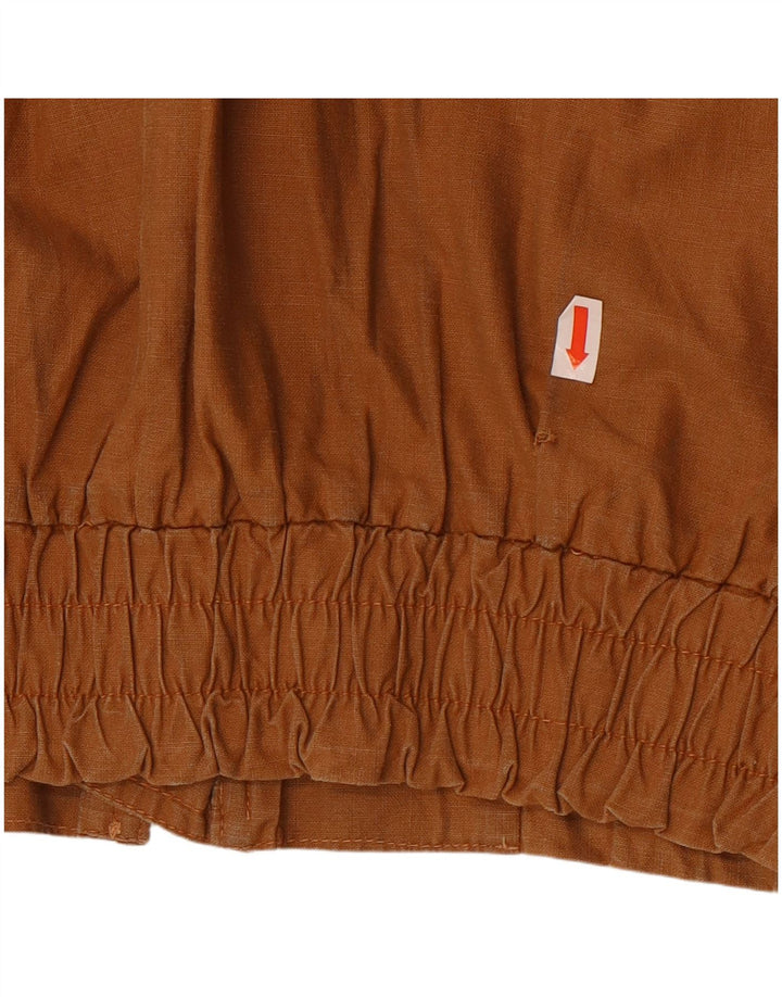 Vintage Damen Bomberjacke IT 44 Mittelbraun