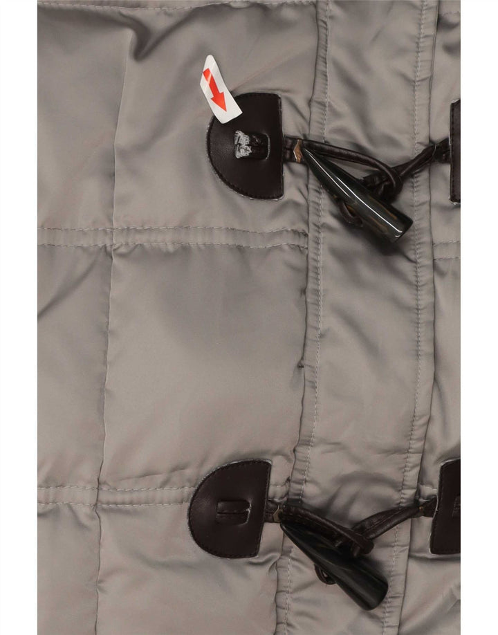 Champion Damen Kapuzen-Duffle-gepolsterter Mantel UK 20 2XL Grau Polyester
