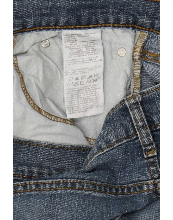 Levi's Herren Signature Straight Jeans W36 L32 Blaue Baumwolle