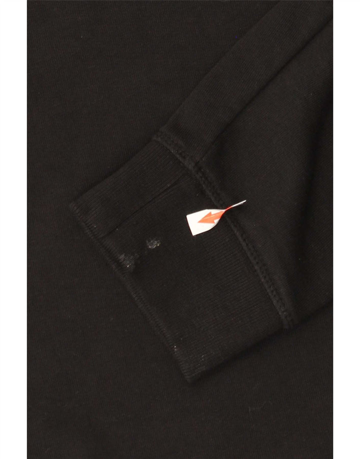 Ted Baker Herren-Sweatshirt mit Grafik, Größe 4, Größe L, schwarze Baumwolle