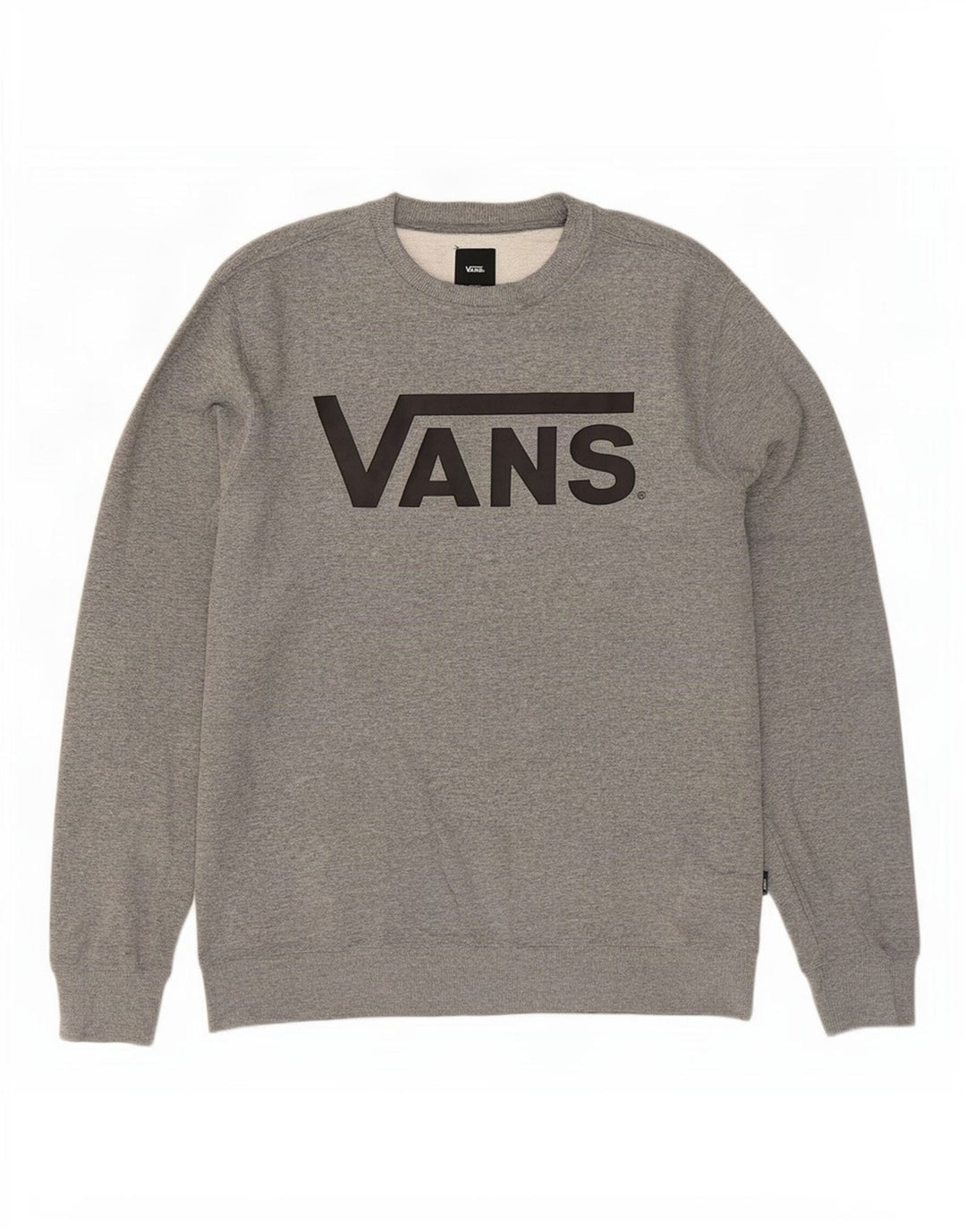 Vans Herren Grafik-Sweatshirt-Pullover Mittelgrau meliert
