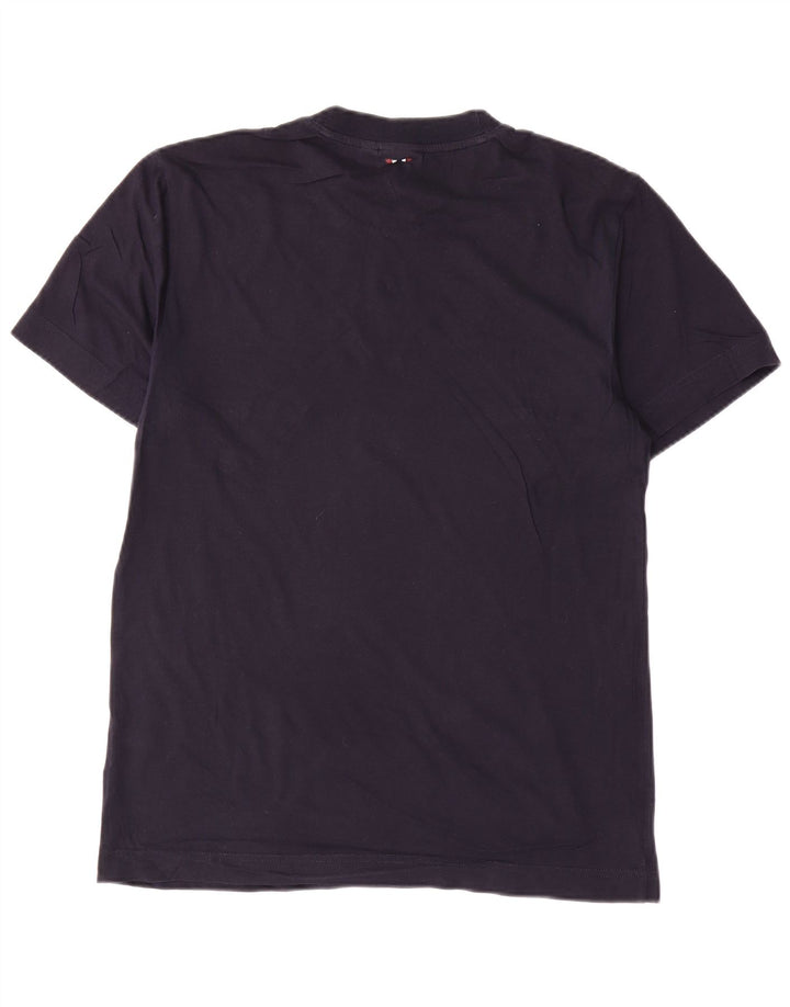 Napapijri Herren-T-Shirt mit Grafik, mittelgroß, Marineblau