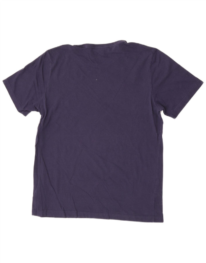 Puma Herren T-Shirt Top Large Marineblau Baumwolle