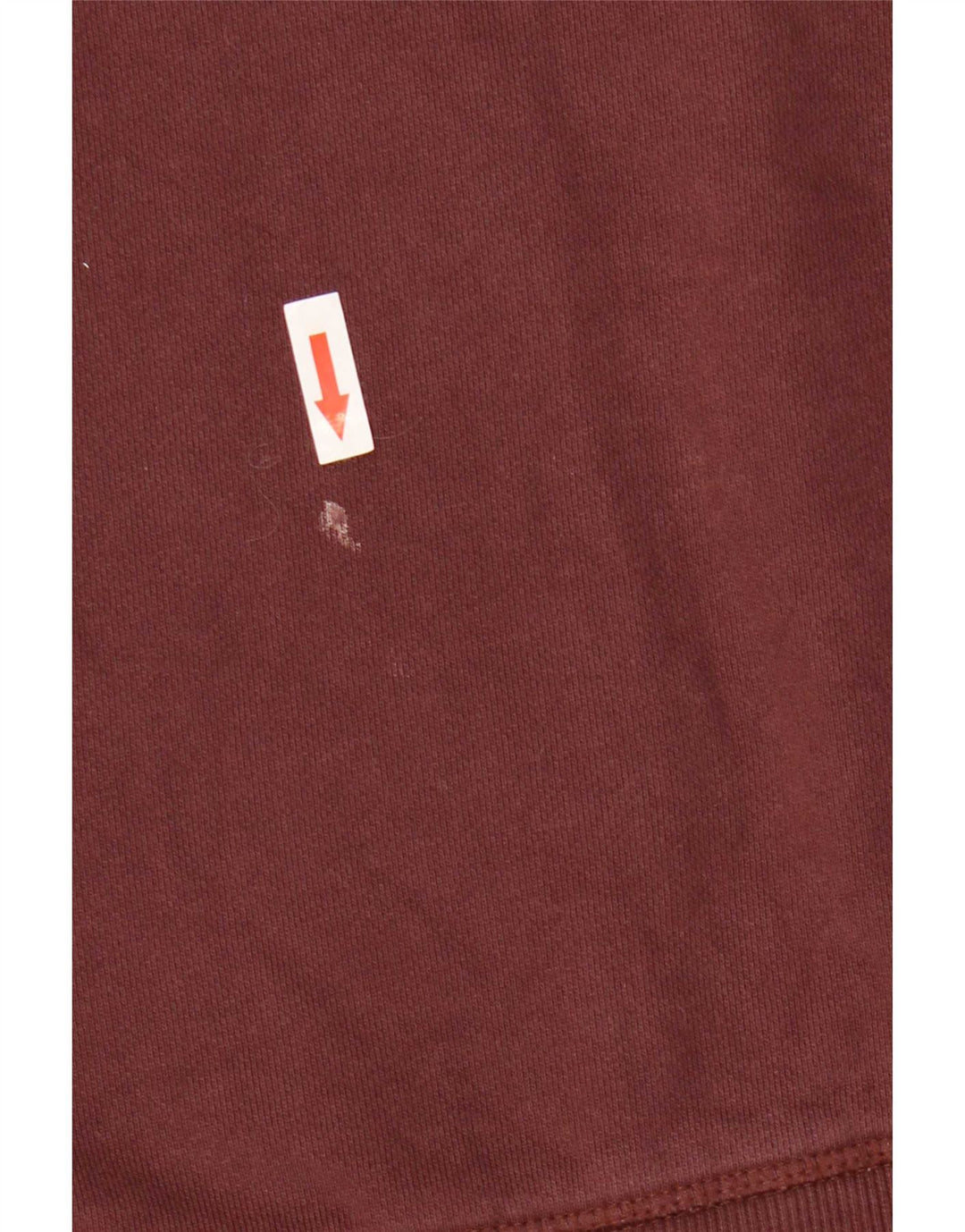 Zara Herren-Kapuzenpullover, klein, braune Baumwolle