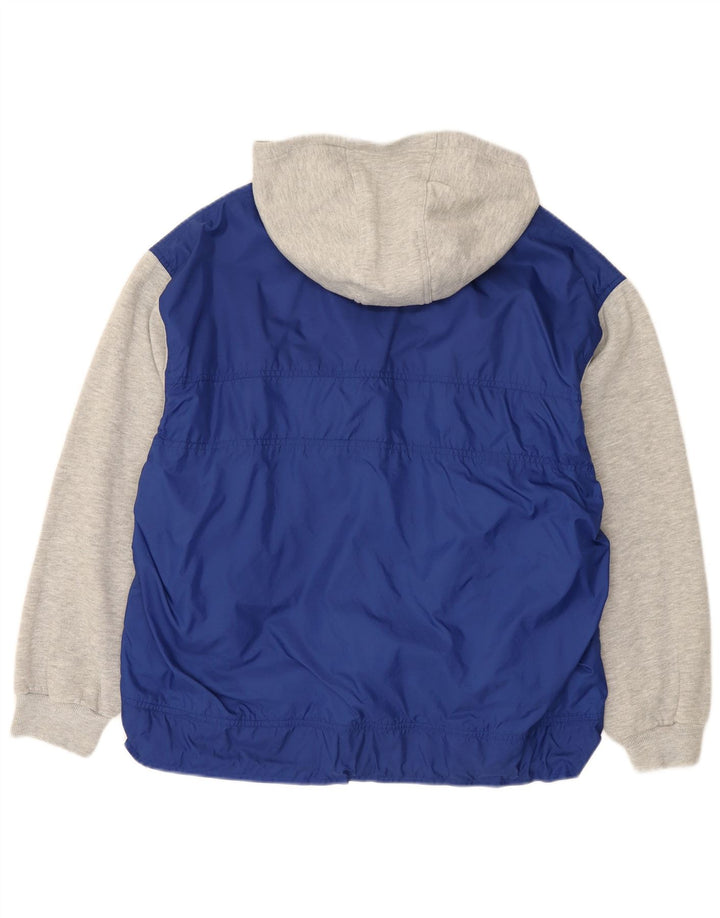 Lotto Herren-Trainingsanzug mit Kapuze, Pullover, Oberteil, Jacke, Größe L, Blau, Farbblock