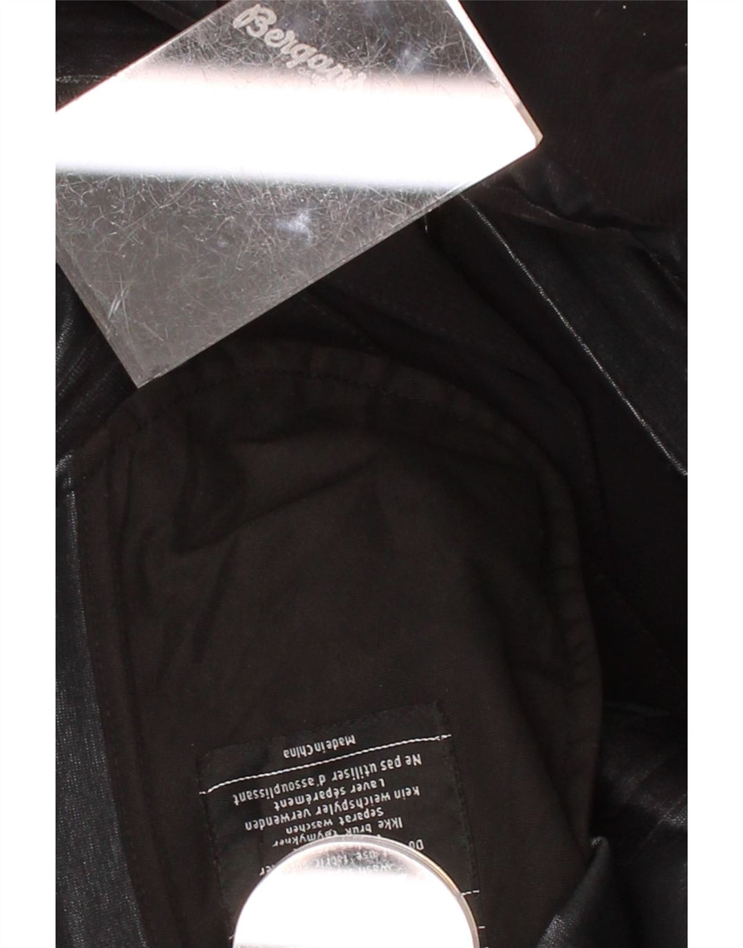 BERGANS Womens Overcoat UK 16 Large Black Polyamide Vintage Bergans and Second-Hand Bergans from Messina Hembry 