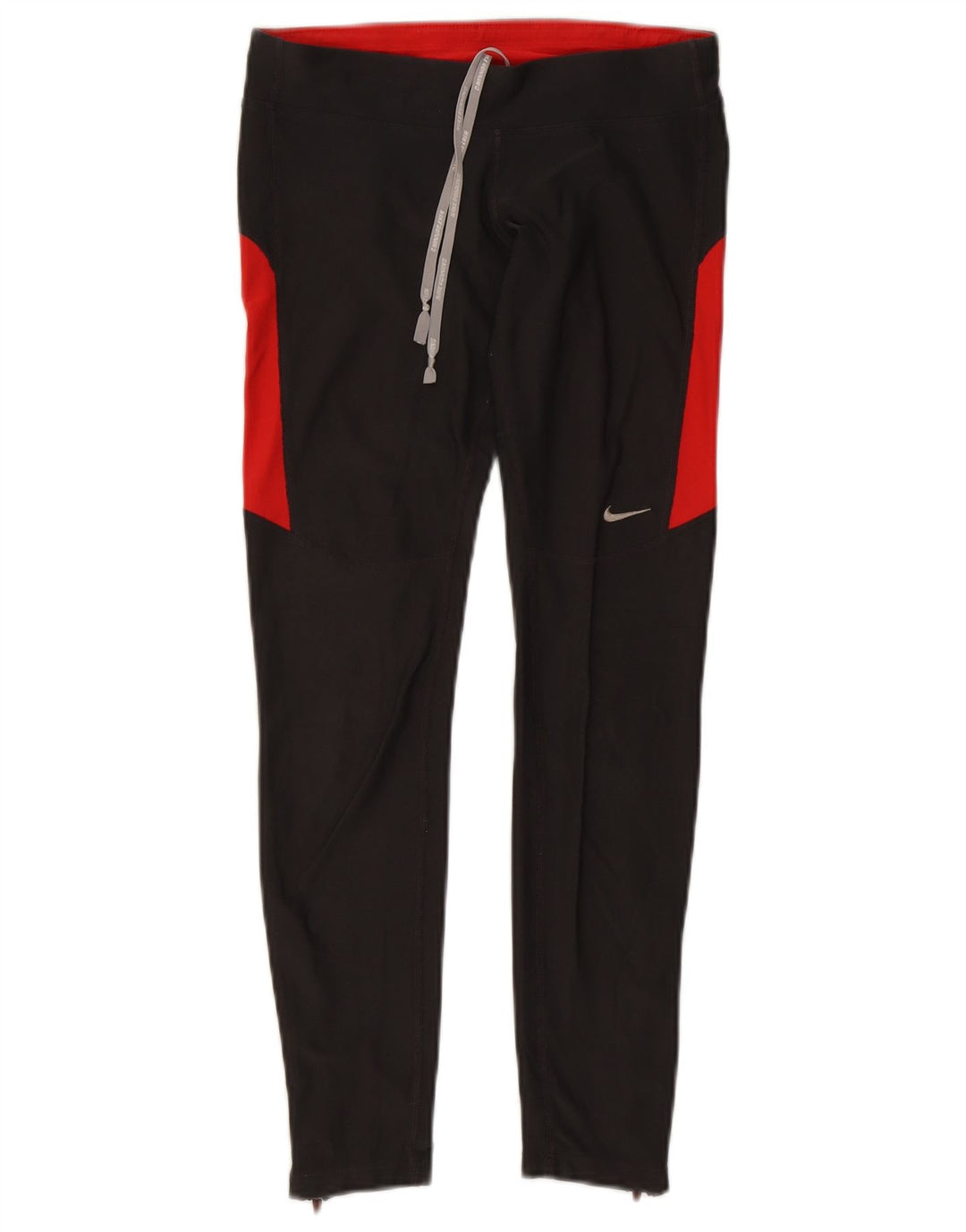 Nike Damen Dri Fit Leggings UK 8 Small Schwarz Colourblock Polyester