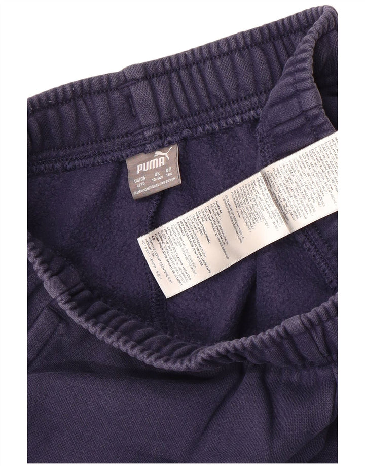 Puma Jungen Graphic Trainingshose Jogger 13-14 Jahre Marineblau