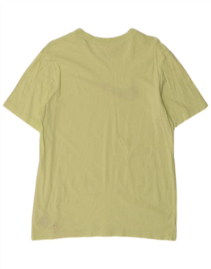 Nike Herren-T-Shirt mit Grafik, mittelgrüne Baumwolle