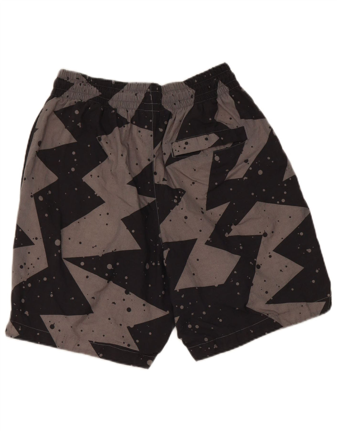 Jordan Herren-Sportshorts, klein, graues geometrisches Nylon