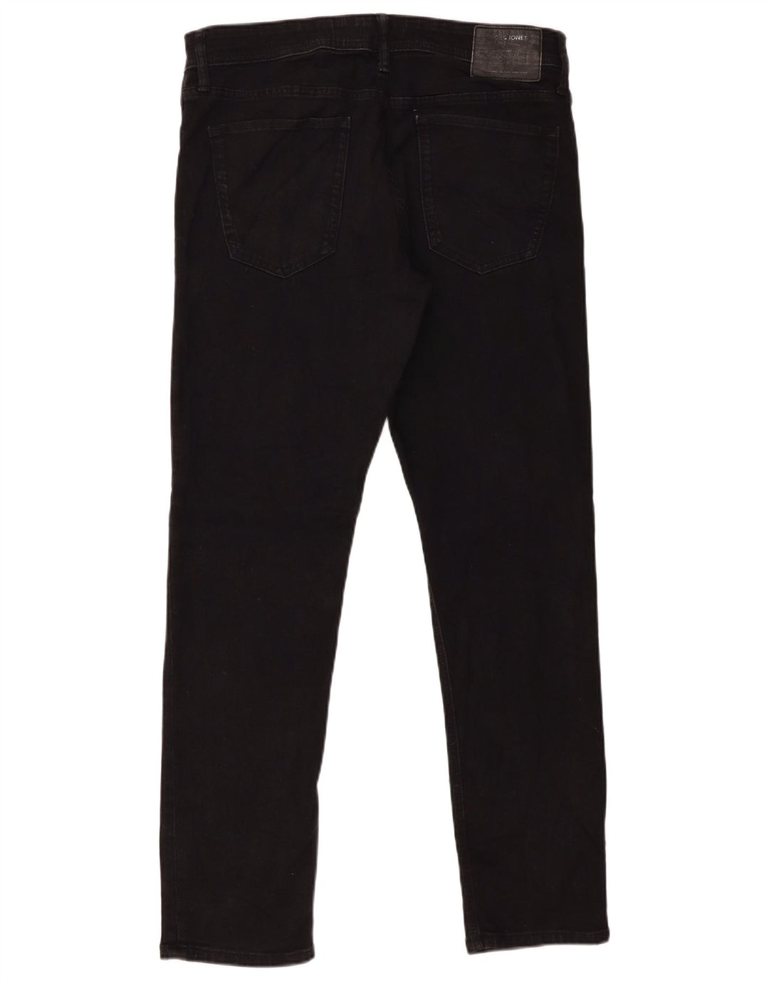 Jack & Jones Herren Slim Jeans W34 L32 Schwarze Baumwolle