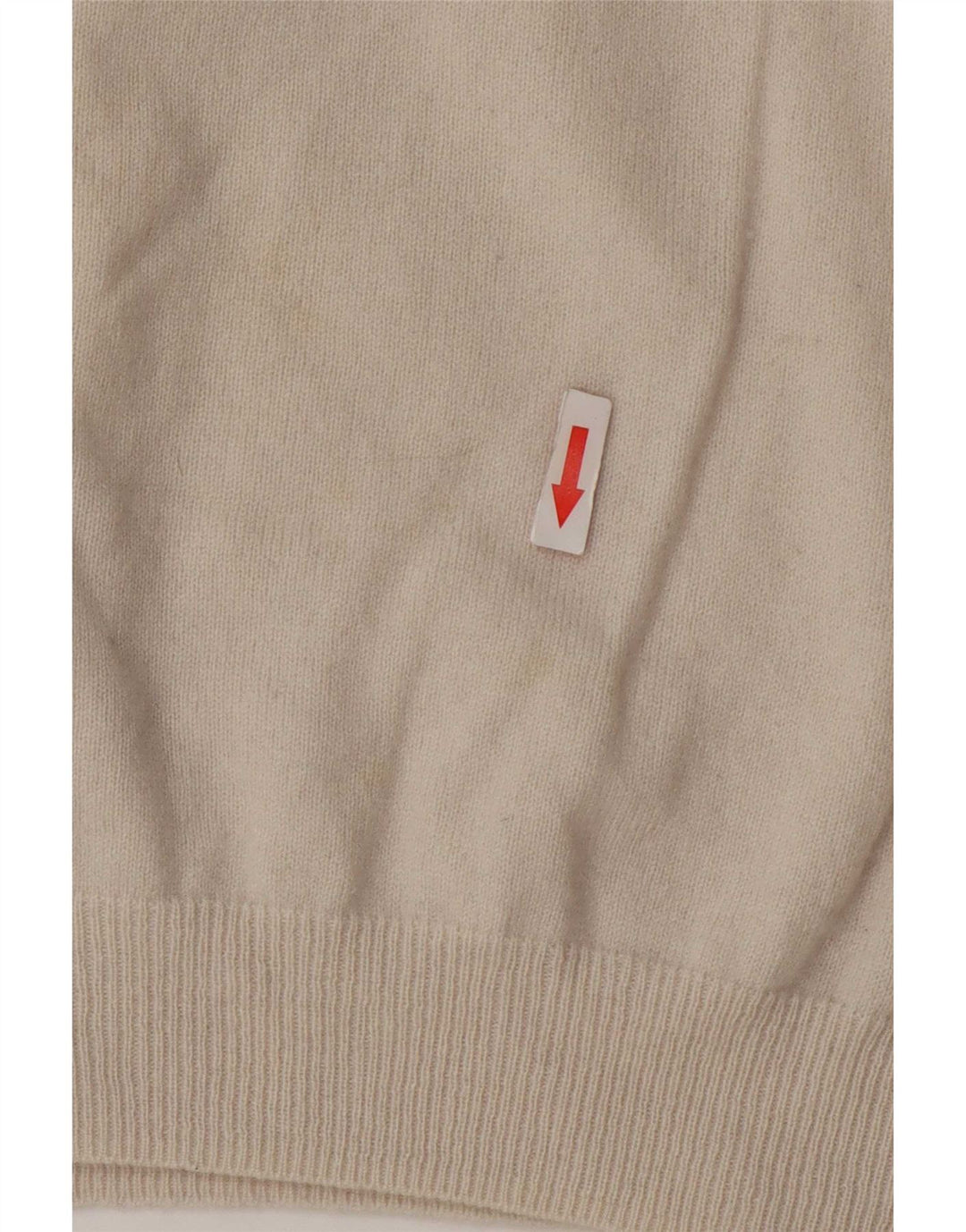Massimo Dutti Damen-Pullover mit Rollkragen, UK 16, Größe L, Beige, Wolle