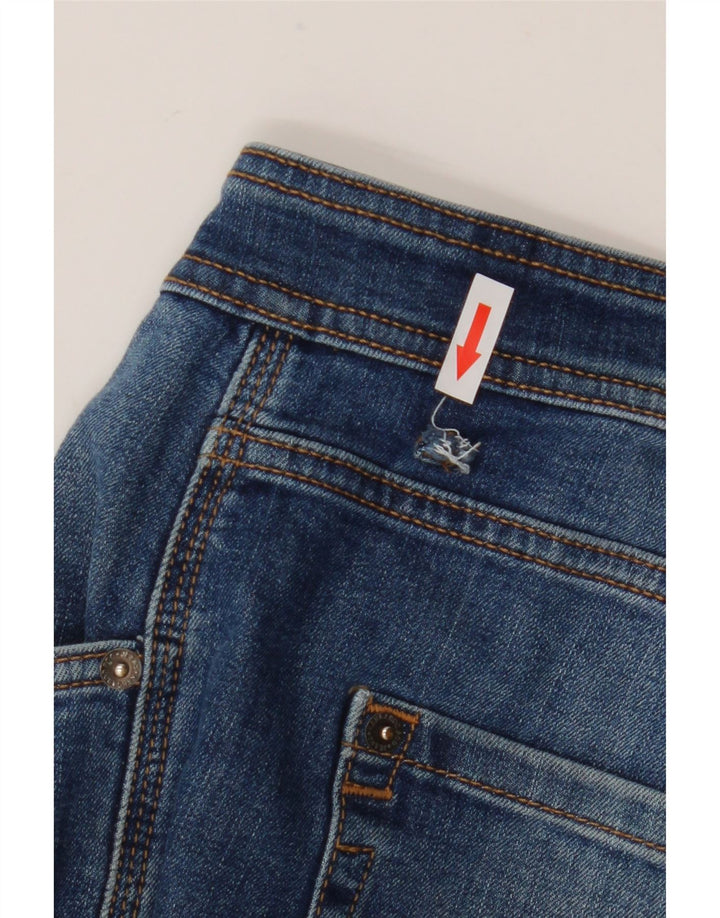 Kangaroo Poo Herren Straight Jeans W36 L32 Blaue Baumwolle