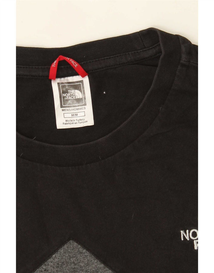 The North Face Herren-T-Shirt-Oberteil, Mittelgrau, Farbblock