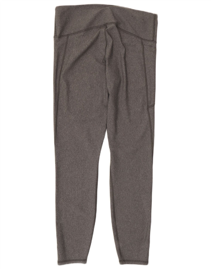 Under Armour Damen Heat Gear Leggings UK 14 Large Grau