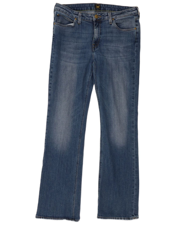 Lee Damen Cameron Bootcut Jeans W31 L31 Blaue Baumwolle
