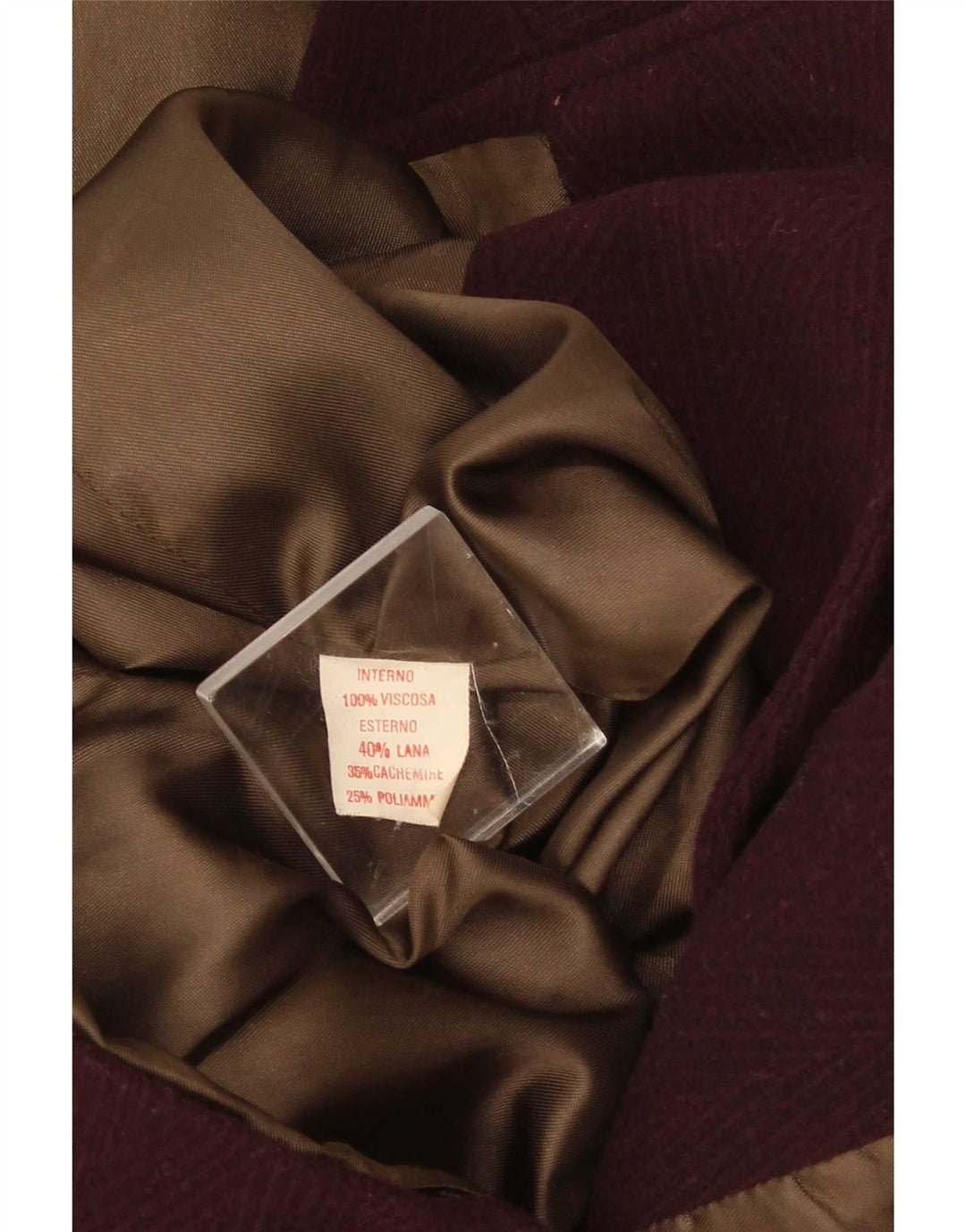 Wampum Herren-Blazer mit 2 Knöpfen, UK 42, XL, Burgunderrot, Wolle