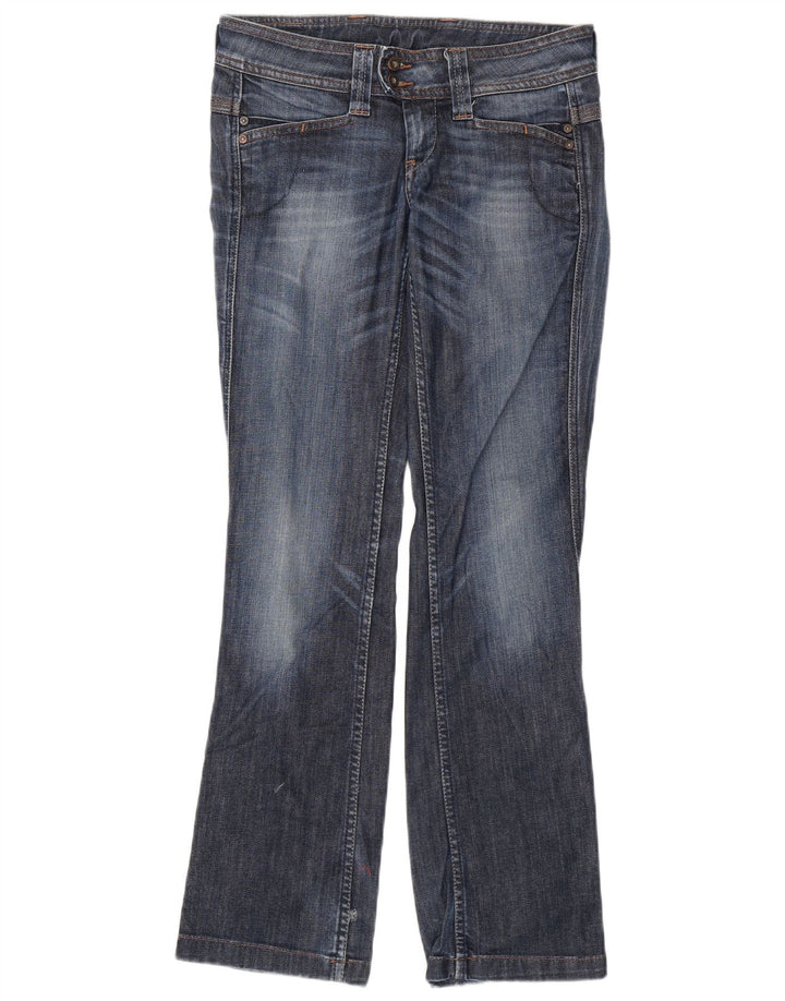 PEPE Jeans Damen Bootcut Jeans W27 L32 Blaue Baumwolle