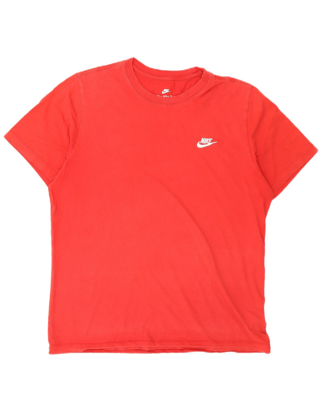 Nike Herren T-Shirt Top Große rote Baumwolle