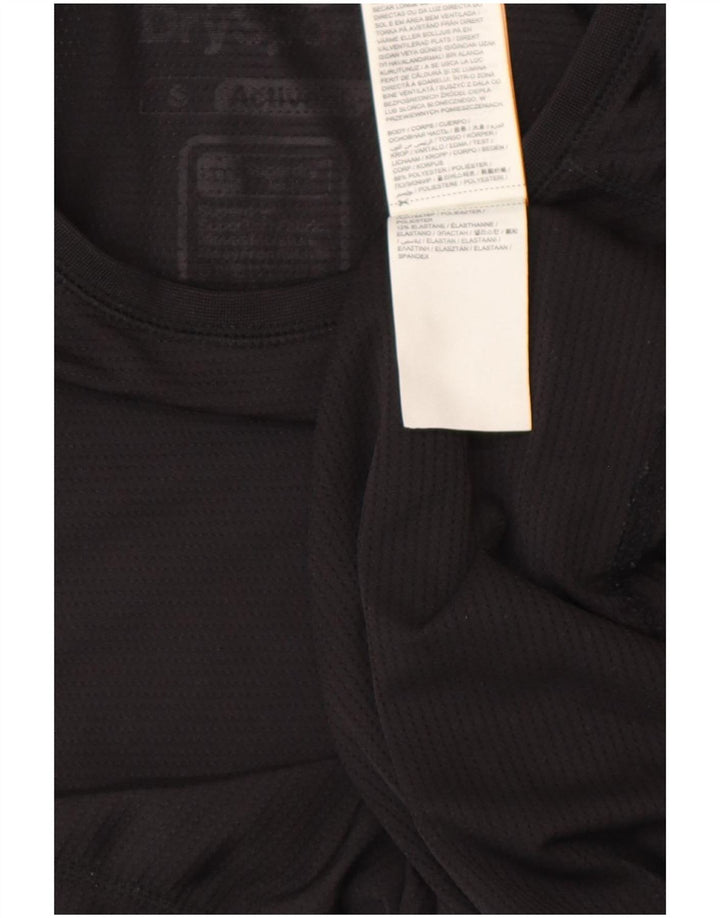 Superdry Herren Lash Graphic T-Shirt Top Small Schwarz Polyester