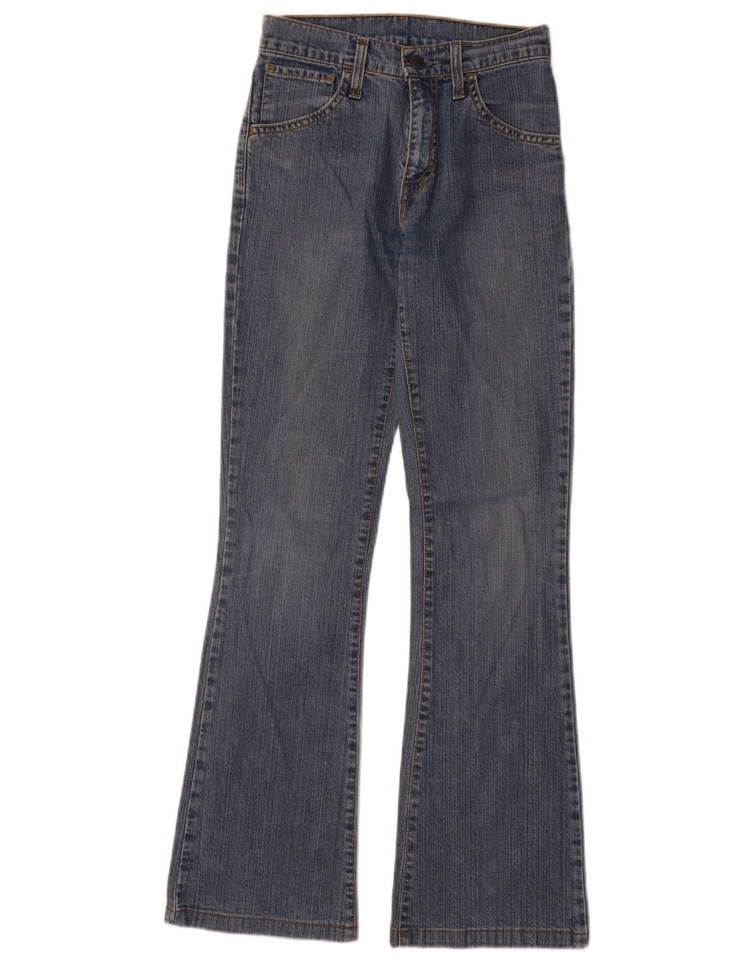 Levi's Schlagjeans für Damen, W26, L34, blaue Baumwolle