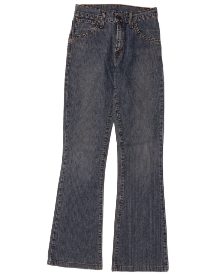 Levi's Schlagjeans für Damen, W26, L34, blaue Baumwolle