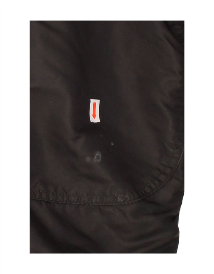 ALPHA INDUSTRIES Mens Hooded Windbreaker Jacket UK 38 Medium Black Vintage Alpha Industries and Second-Hand Alpha Industries from Messina Hembry 