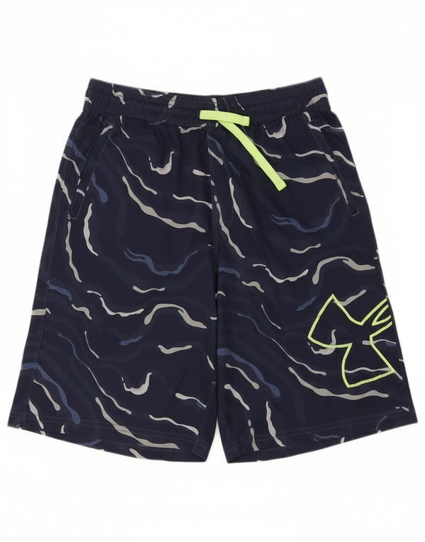 Under Armour Heat Gear Sportshorts für Jungen, 13–14 Jahre, XL, Marineblau
