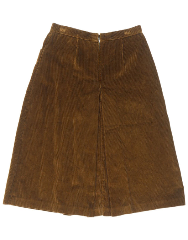 Bailo Damen Cordrock mit hoher Taille IT 44 Medium W26 Khaki Baumwolle