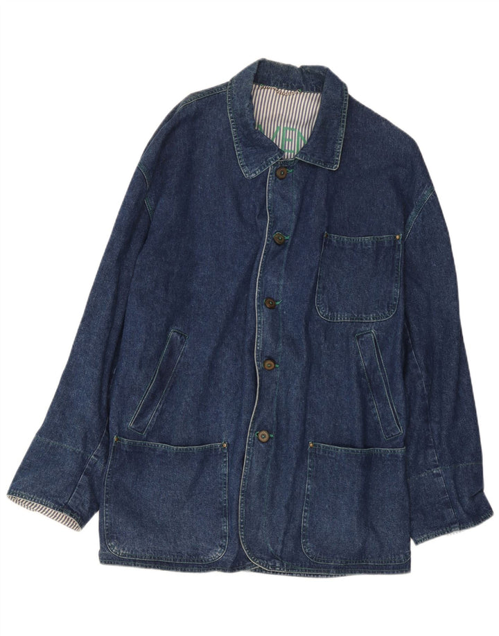 Seventy Herren Jeansjacke UK 40 Large Blau