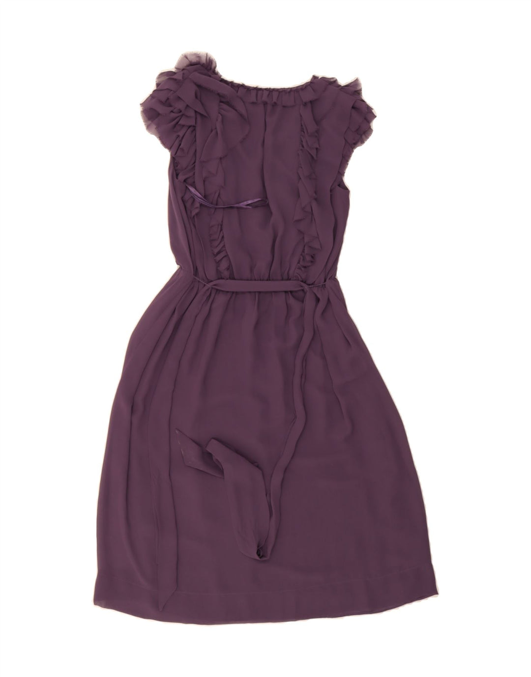 MONSOON Womens Sleeveless A-Line Dress UK 10 Small Purple Polyester Vintage Monsoon and Second-Hand Monsoon from Messina Hembry 